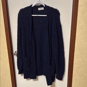 Zenana Women's Navy Sweater Size 2X